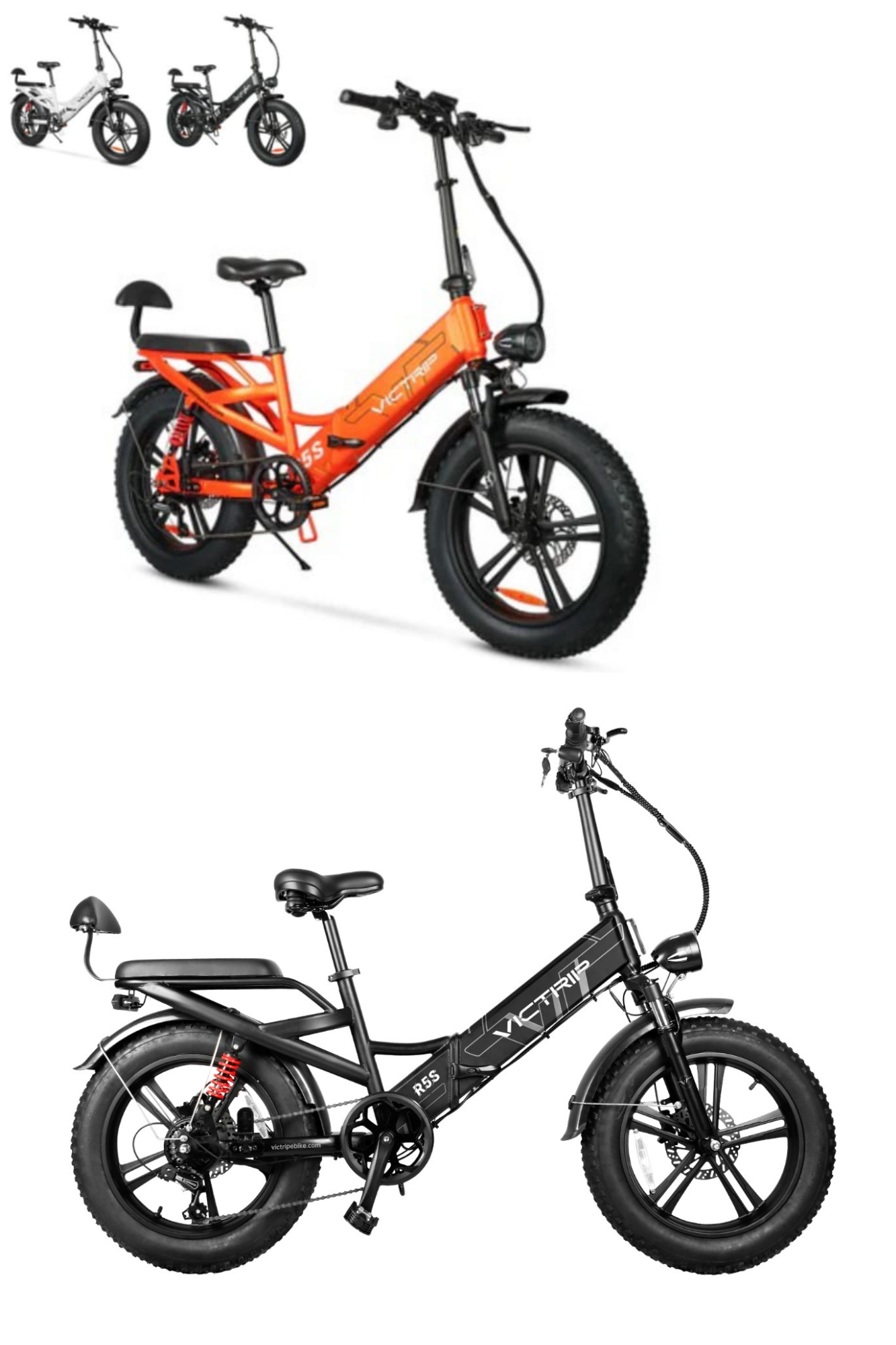 VICTRIP R5S 750W Folding Electric Fat Bike