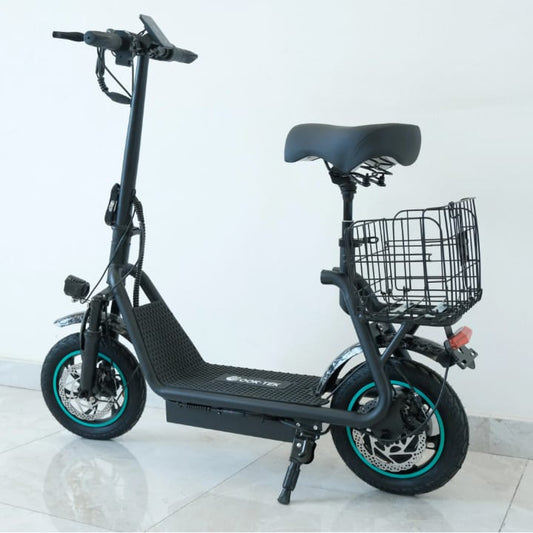Bici elettrica V12 Pro 600W 12" – Monopattino elettrico pieghevole con manubrio