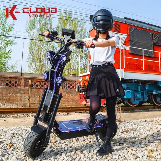 Monopattino elettrico K-CLOUD X13 10000W a doppio motore: potente e veloce